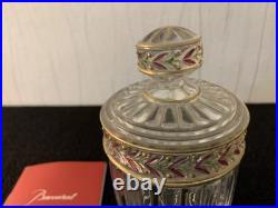 Coffret décor feuille en cristal Baccarat