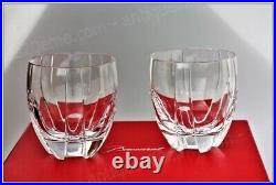 Coffret verres à whisky cristal de Baccarat Neptune NEUFS Whiskey glasses (A)