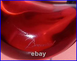 Collier pendentif rose cristal de Baccarat Pour Laurent Perrier. Série Limitée