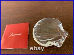 Coquillage en cristal de Baccarat