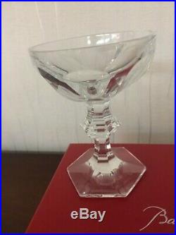 Coupe à Champagne Harcourt en cristal de Baccarat (12 verres encore disponible)