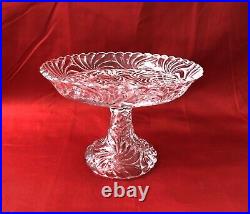 Coupe sur pied / compotier en cristal signé BACCARAT modèle ROSACES fruits Table