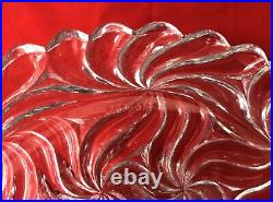Coupe sur pied / compotier en cristal signé BACCARAT modèle ROSACES fruits Table
