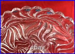 Coupe sur pied / compotier en cristal signé BACCARAT modèle ROSACES fruits Table