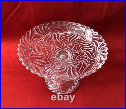 Coupe sur pied / compotier en cristal signé BACCARAT modèle ROSACES fruits Table