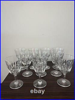 Cristal BACCARAT 10 VERRES modèle CASSINO