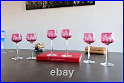 Cristal Baccarat, 11 verres à vin du Rhin / Roemer. Forme 8738, taille 9254