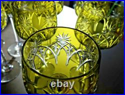 Cristal Baccarat, 12 verres à vin du Rhin / Roemer. Forme 8738, taille 9254
