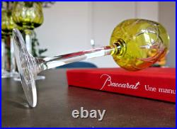 Cristal Baccarat, 12 verres à vin du Rhin / Roemer. Forme 8738, taille 9254