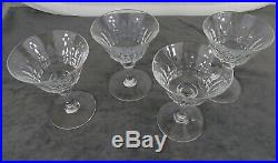 Cristal Baccarat 4 Coupes A Champagne Picadilly Hauteur Tbe