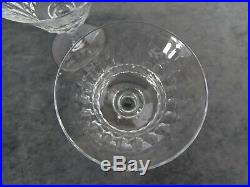Cristal Baccarat 4 Coupes A Champagne Picadilly Hauteur Tbe
