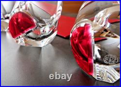 Cristal Baccarat, collection Projection rouge. En coffret, 1 carafe et 4 verres