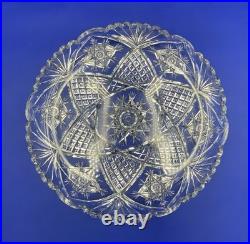 Cristal De Baccarat Grand Plat À Gâteaux Taillé Ø30cm Modèle Mandarin Ancien