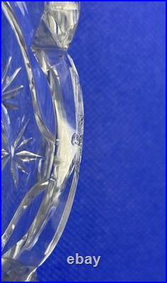 Cristal De Baccarat Grand Plat À Gâteaux Taillé Ø30cm Modèle Mandarin Ancien