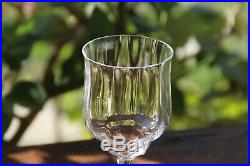 Cristal de Baccarat Capri Montaigne Optic 6 verres à vin Rouge Signés Crystal