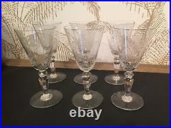 Cristal de Baccarat Lot De 6 Verres