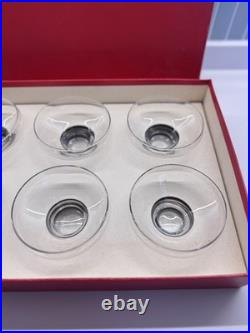 Cristal de Baccarat, Lot de 6 coupes à glace
