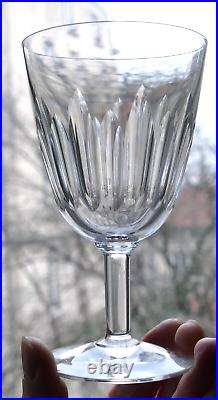 Cristal de Baccarat modèle Cassino, 6 verres à eau / vin 13,4 cm estampillés