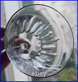 Cristal de Baccarat modèle Cassino, 6 verres à eau / vin 13,4 cm estampillés
