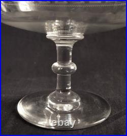 Drageoir / compotier cristal de Baccarat modèle Chanel (gravure 3458)