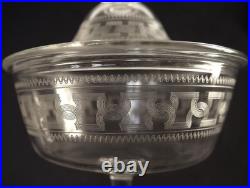 Drageoir / compotier cristal de Baccarat modèle Chanel (gravure 3458)