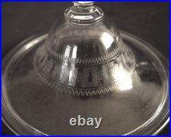 Drageoir / compotier cristal de Baccarat modèle Chanel (gravure 3458)