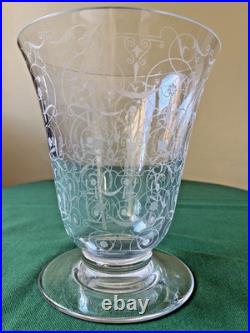 Elégant vase en cristal de Baccarat signé Modèle Michel Ange H 17,5 cm