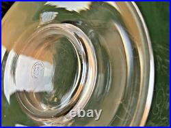 Elégant vase en cristal de Baccarat signé Modèle Michel Ange H 17,5 cm