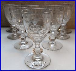 Ensemble 38 verres Baccarat modèle Chauny en cristal époque 1920 + carafe n 3