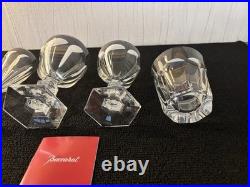 Ensemble 4 verres modèle Harcourt en cristal Baccarat (prix du lot)
