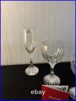 Ensemble 4 verres modèle Massena en cristal Baccarat (prix du lot)