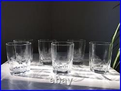 Ensemble de 6 verres Whisky cristal style Baccarat