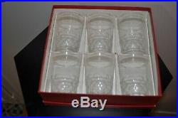 Ensemble de 6 verres baccarat modèle Chauny taille 10.5 cm