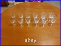 Ensemble de verres anciens Baccarat