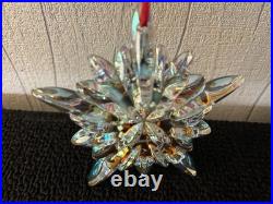Etoile de Noël gros flocon en cristal de Baccarat 2013