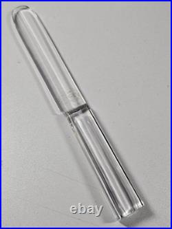 Exceptionnel couteau à découper en cristal de Baccarat, époque art déco