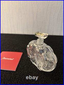 Flacon à parfum Caron modèle 2 fleurs en cristal de Baccarat