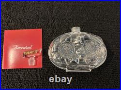 Flacon à parfum Caron modèle 2 fleurs en cristal de Baccarat