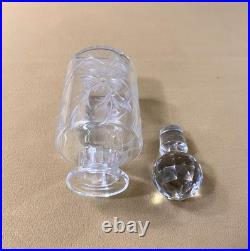 Flacon à parfum en cristal taillé BACCARAT série F 74 modèle EGLANTIER 15,5 cm