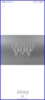 Flûtes A Eau Et A Vin En Cristal De Baccarat Modèle Dom Perignon