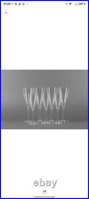 Flûtes A Eau Et A Vin En Cristal De Baccarat Modèle Dom Perignon
