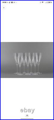 Flûtes A Eau Et A Vin En Cristal De Baccarat Modèle Dom Perignon