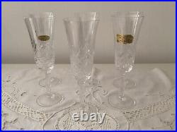Flûtes à champagne en Cristal de Baccarat, 2 Coffrets De 6 Flûtes chacun