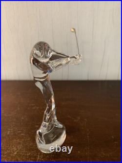Golfeur en cristal de Baccarat modèle3