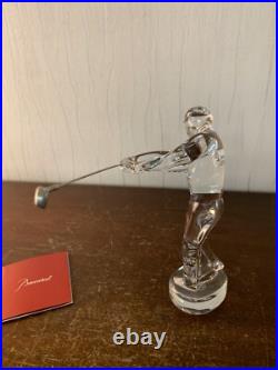 Golfeur en cristal de Baccarat modèle3