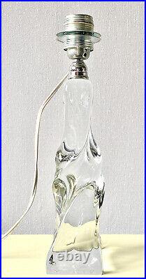 Grand Pied de Lampe en Cristal de Baccarat