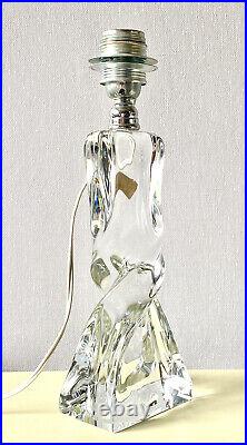 Grand Pied de Lampe en Cristal de Baccarat