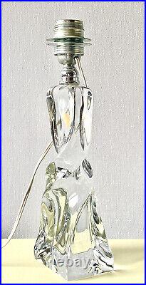 Grand Pied de Lampe en Cristal de Baccarat