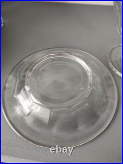 Grand h 21 cm CONFITURIER CRISTAL TAILLE BACCARAT HARCOURT BONBONNIERE COUPE