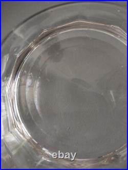 Grand h 21 cm CONFITURIER CRISTAL TAILLE BACCARAT HARCOURT BONBONNIERE COUPE